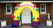 Inflatable arch