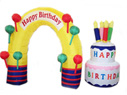 Birthday Cake and Arch