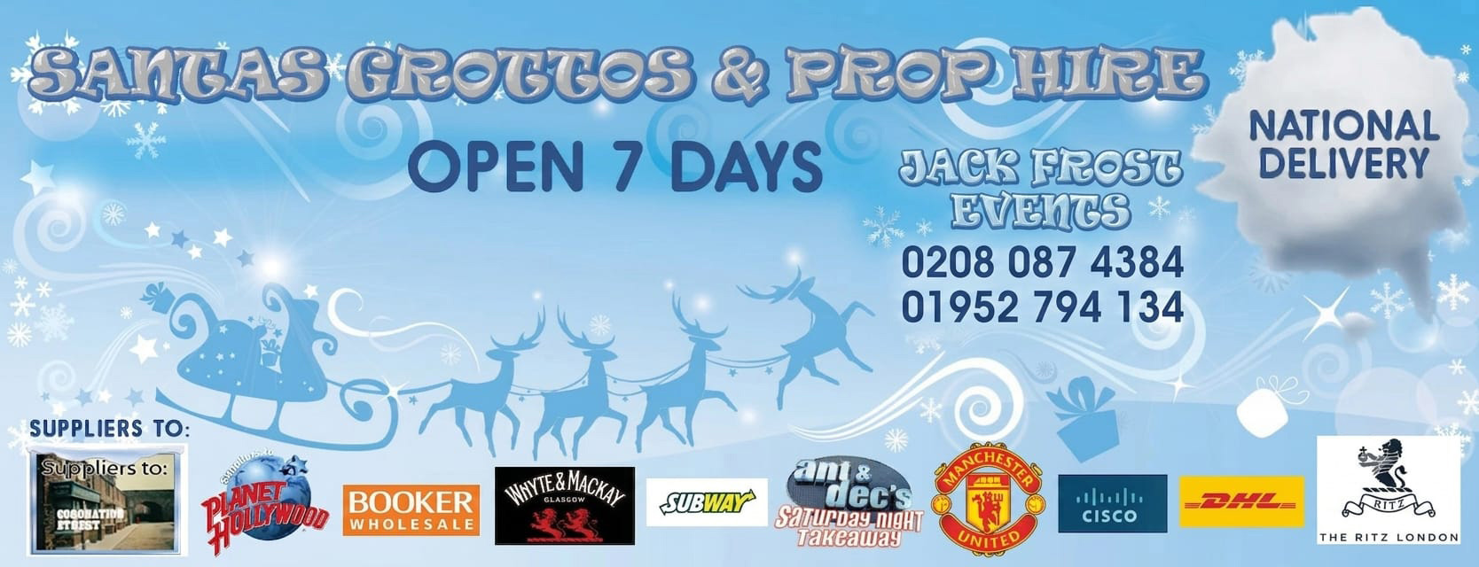 Jack Frost Santas Grottos for Hire