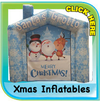 Christmas Inflatables from Bouncy Castle Sales Company