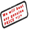We will beat any genuine price