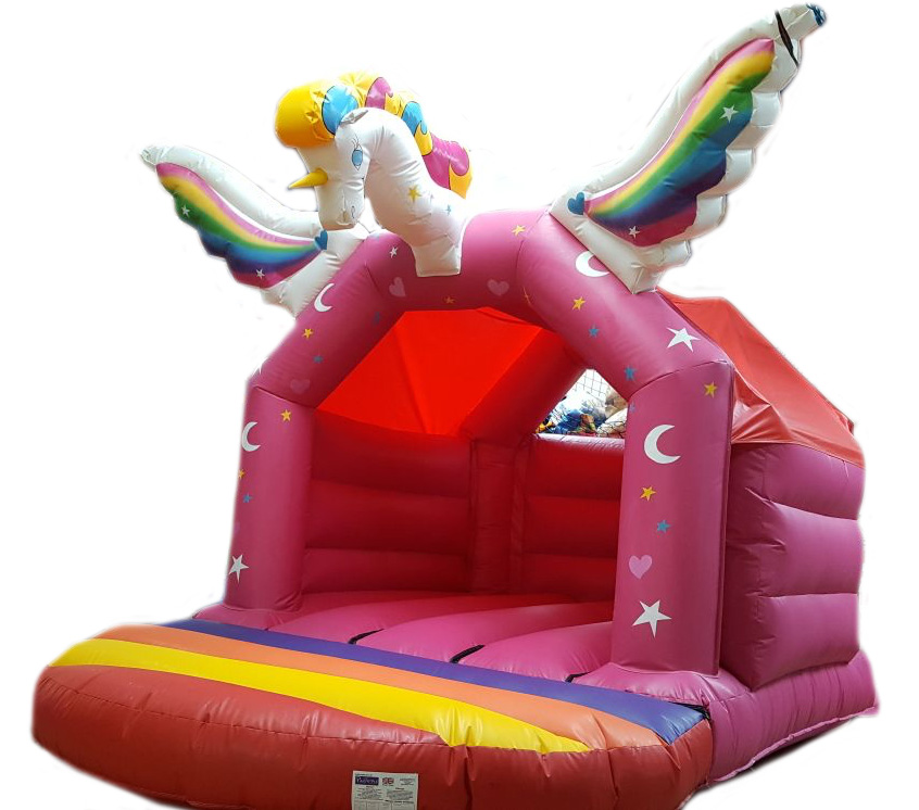 BC436A Inflatable -  Deluxe Commercial 3D Unicorn Girls Bouncy Castle for Sale