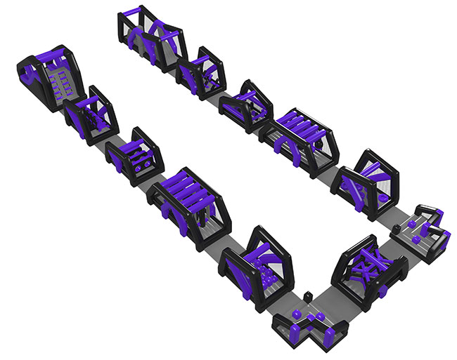 BC453 Inflatable - Obstacle Course for Sale