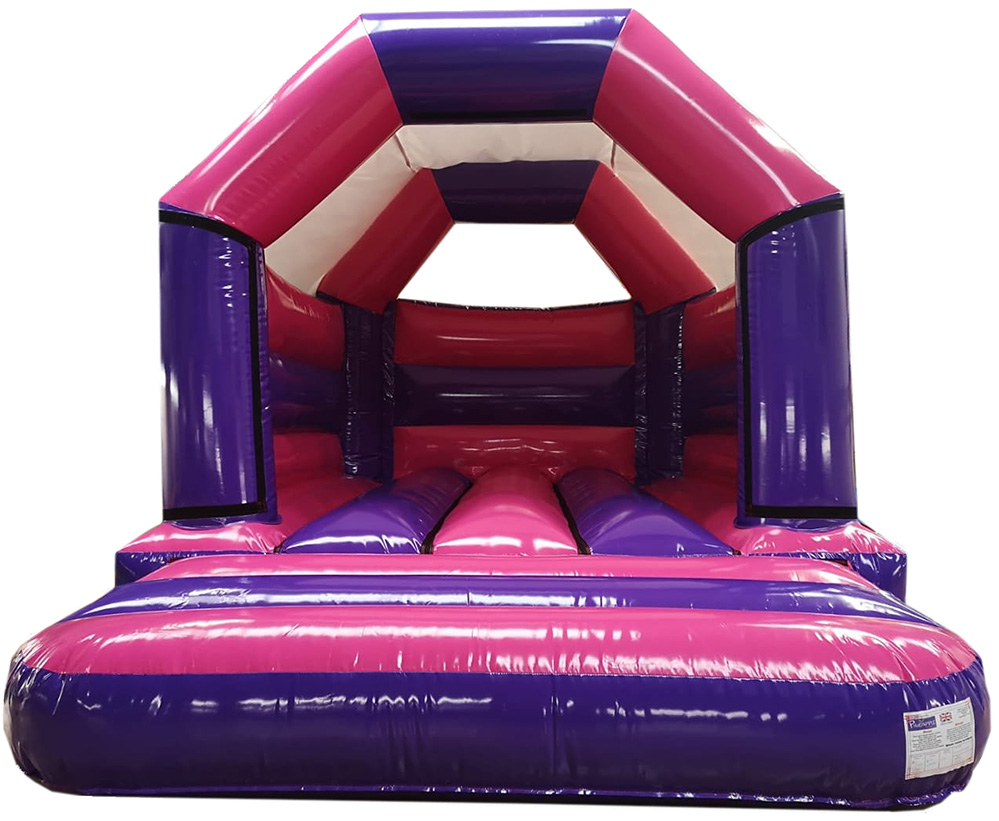 BC530 Inflatable -  Deluxe Commercial gloss Velcro Bouncy Castle. New for 2022. Add Velcro artwork.  Colours may vary. for Sale