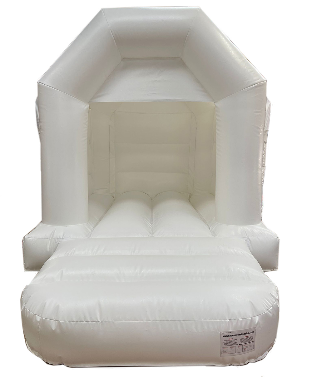 BC643 White Castle - Bouncy Castle for Sale