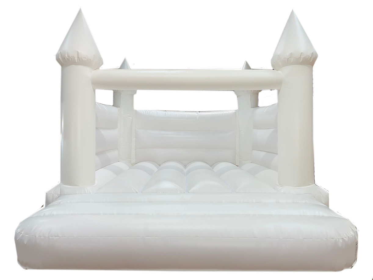 BC646 White Bouncy Castle - Bouncy Castle for Sale