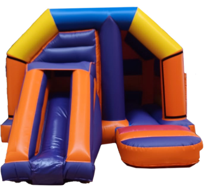 BC676 Multi Coloured Front Combi - Bouncy Castle for Sale