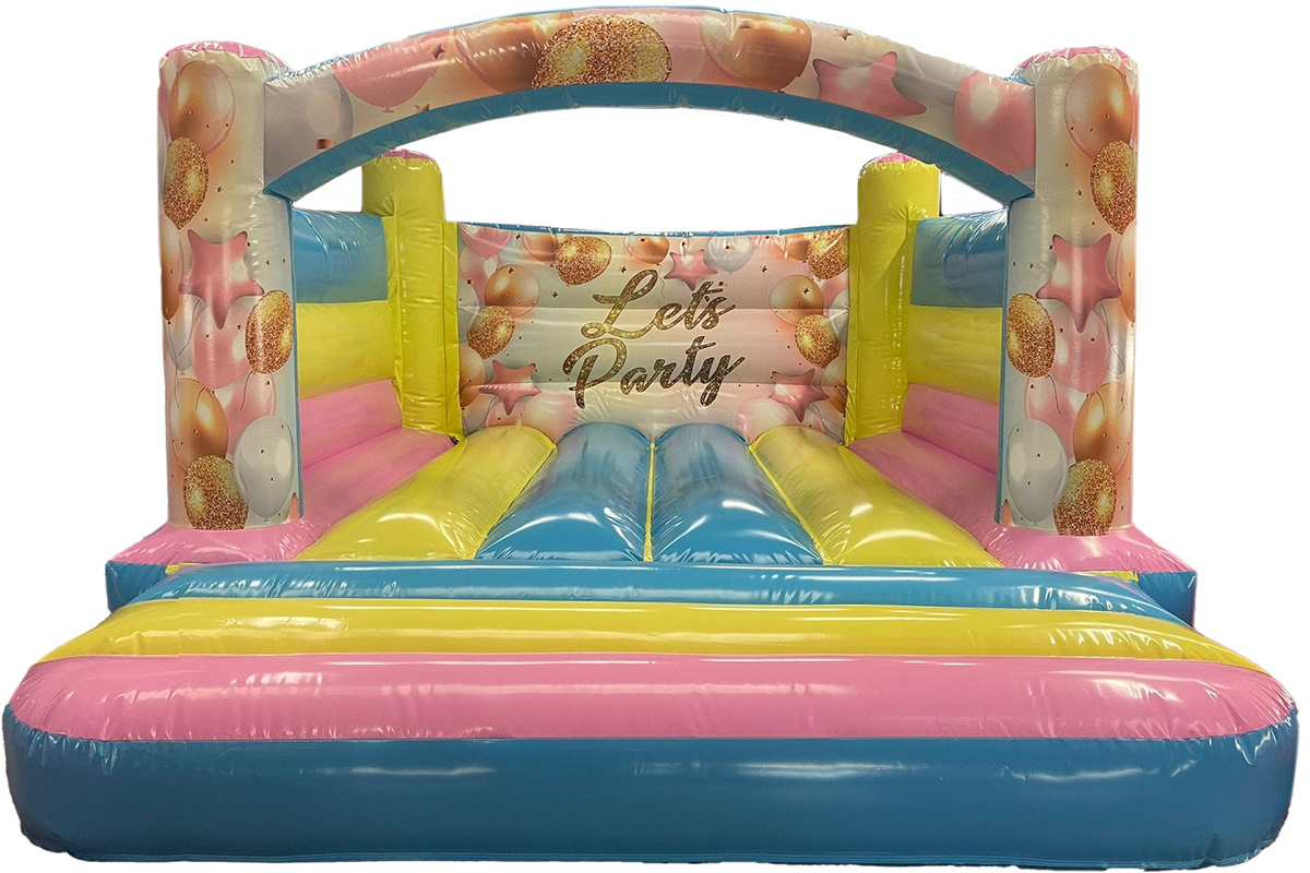 BC694 Pastel Gloss Castle - Bouncy Castle for Sale