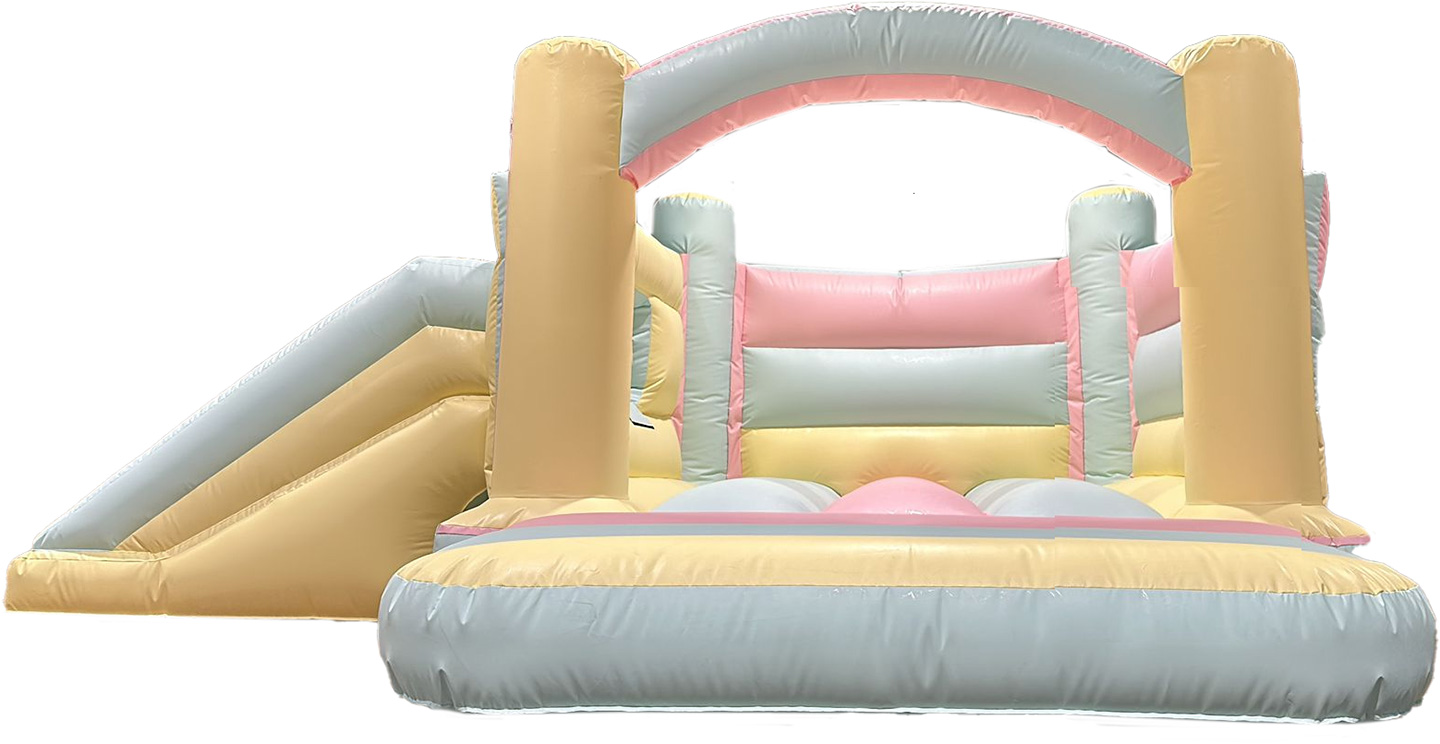 BC745 Pastel Low Height Combi - Bouncy Castle for Sale