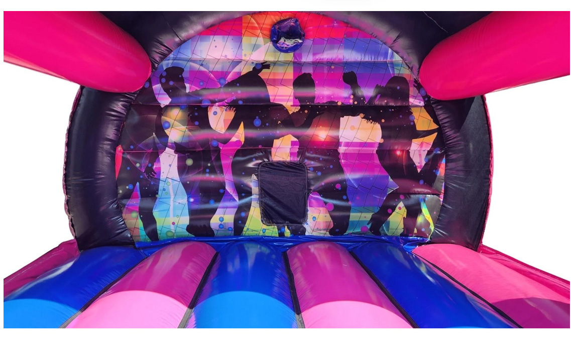 Thumbnail 1 — BC750 3D Disco Castle - Bouncy Castle for Sale