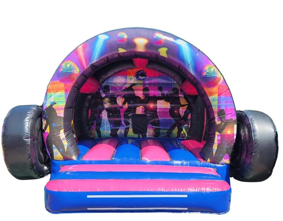 Thumbnail 2 — BC750 3D Disco Castle - Bouncy Castle for Sale