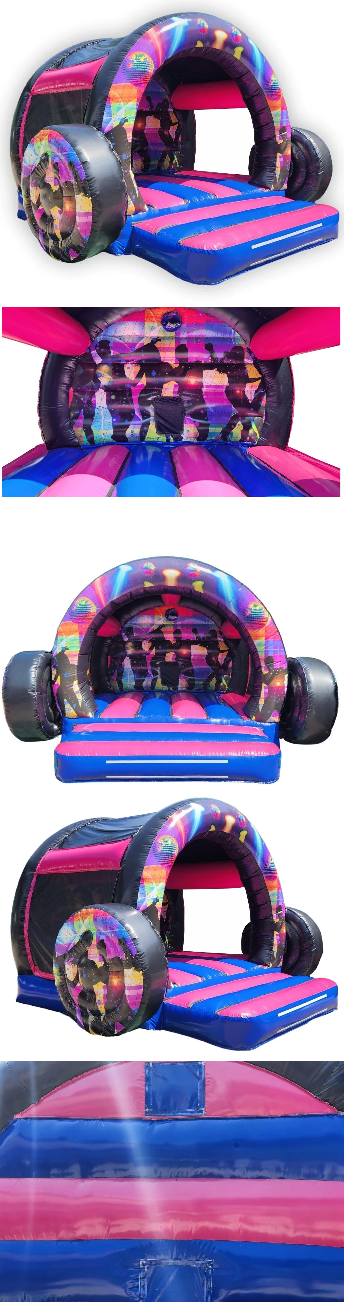 BC750 3D Disco Castle - Bouncy Castle for Sale