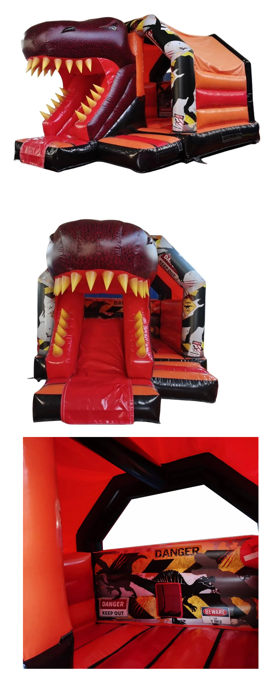 BC752 Dino Front Slide Castle - 3d Castle for Sale