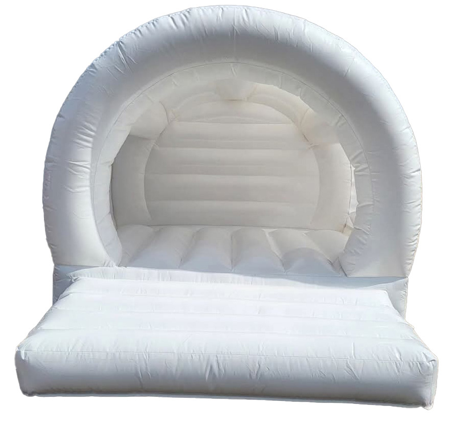 Thumbnail 1 — BC764 Circle White Castle - Bouncy Castle for Sale