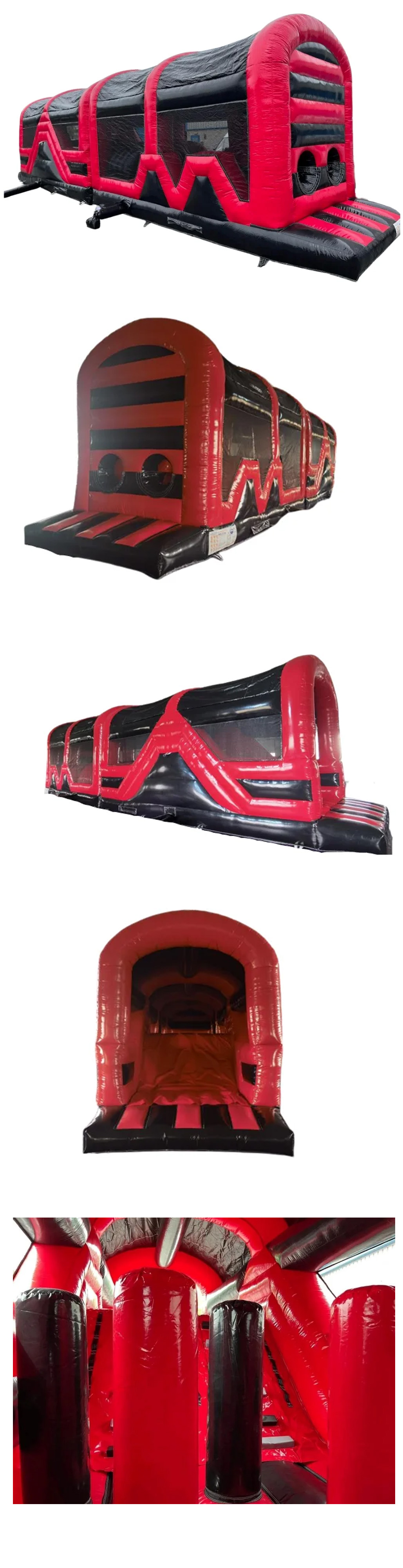 BC772 46ft Red and Black Obstacle Course - New Design for Sale