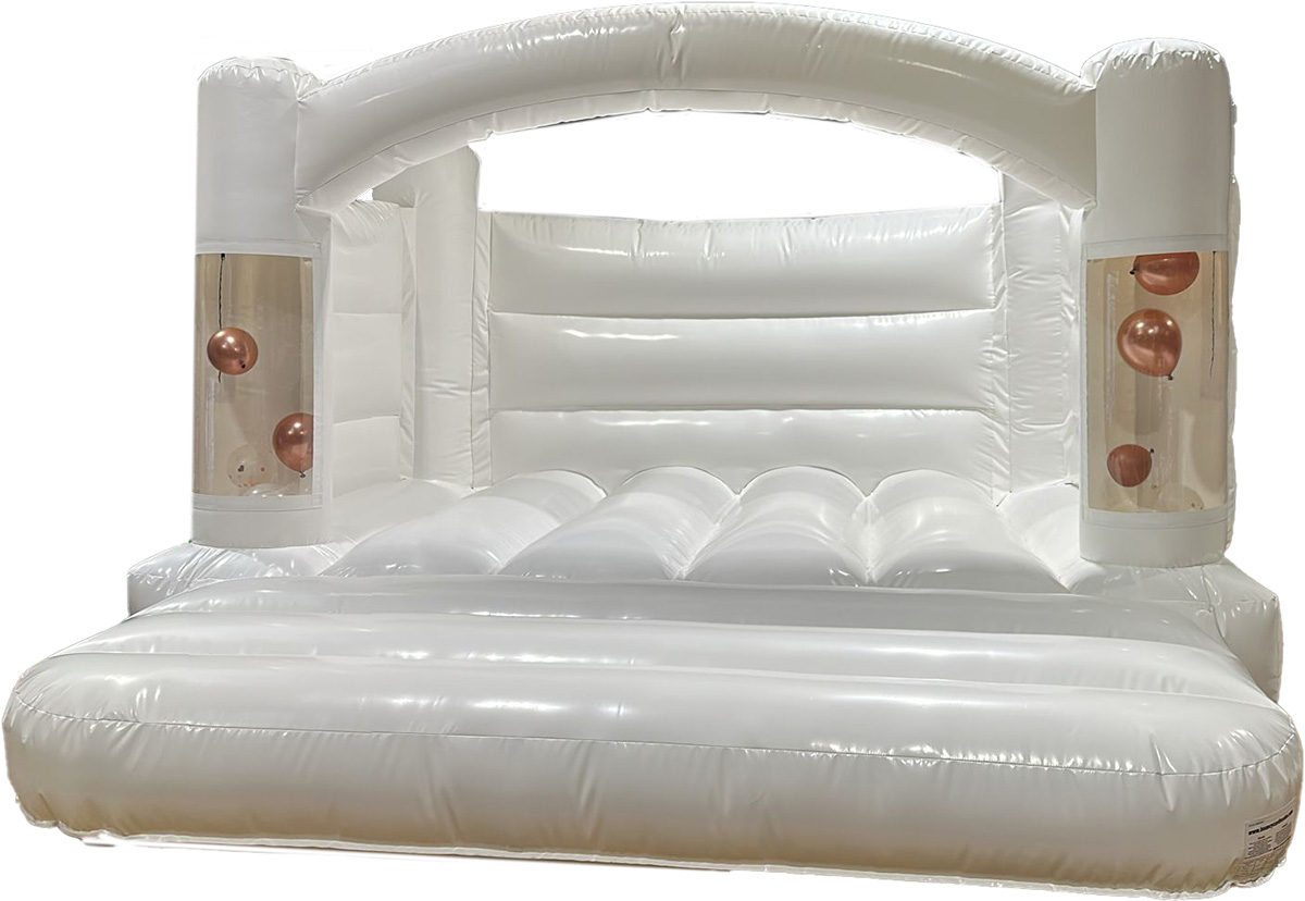 BC811 White Gloss Bouncy Castle - Bouncy Castle for Sale