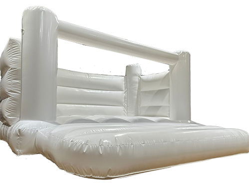 BC817 White Cape or Gloss Castle - Bouncy Castle for Sale