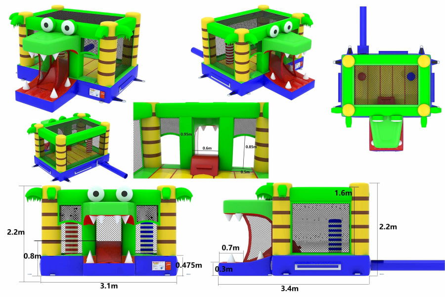Thumbnail 1 — BC822 3D Croc Bish and Bash - 3d Castle for Sale