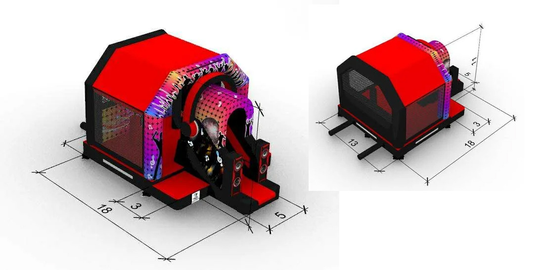 Thumbnail 1 — BC824 3d Disco Combo - 3d Castle for Sale