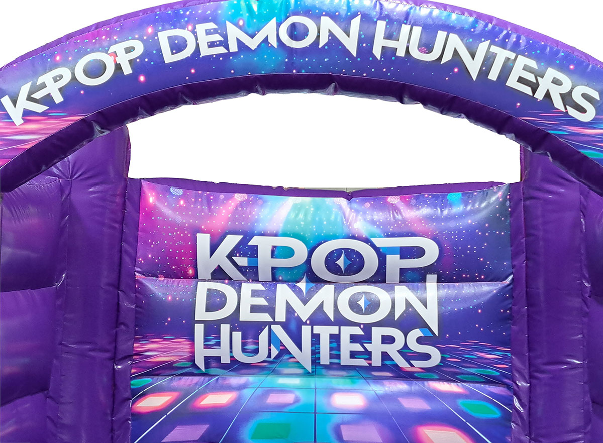 Thumbnail 2 — BC835 K-Pop Demon Hunters Castle - Bouncy Castle for Sale