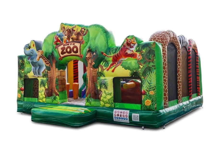 Thumbnail 1 — BC852 3D Jungle Activity Inflatable - 3d Castle for Sale
