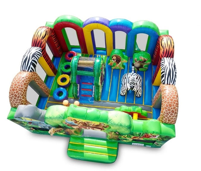 Thumbnail 2 — BC852 3D Jungle Activity Inflatable - 3d Castle for Sale