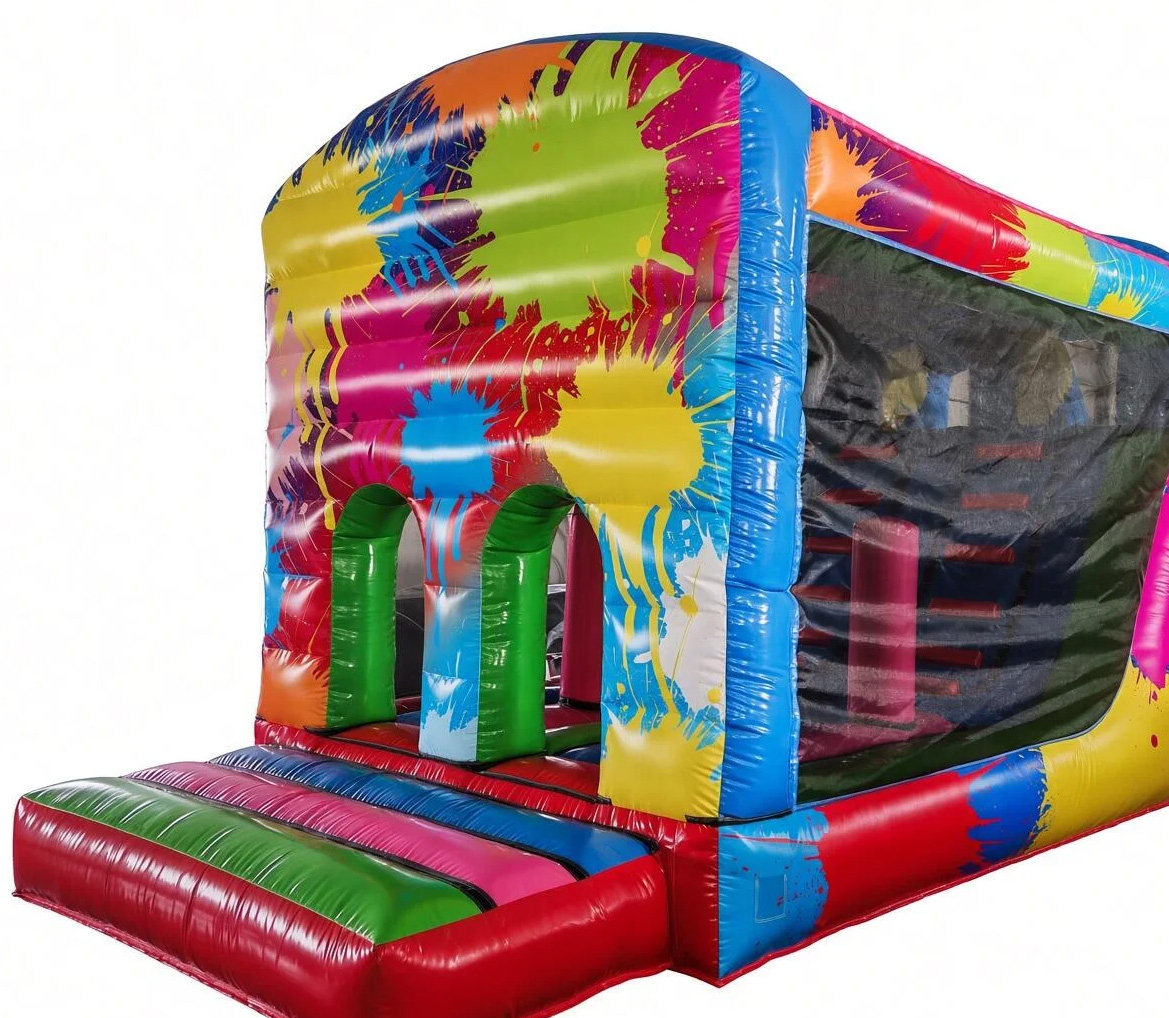 Thumbnail 1 — BC855 38ft Colour Splash Water Slide Obstacle Course - New Design for Sale
