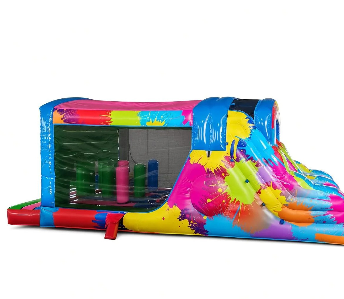 Thumbnail 2 — BC855 38ft Colour Splash Water Slide Obstacle Course - New Design for Sale
