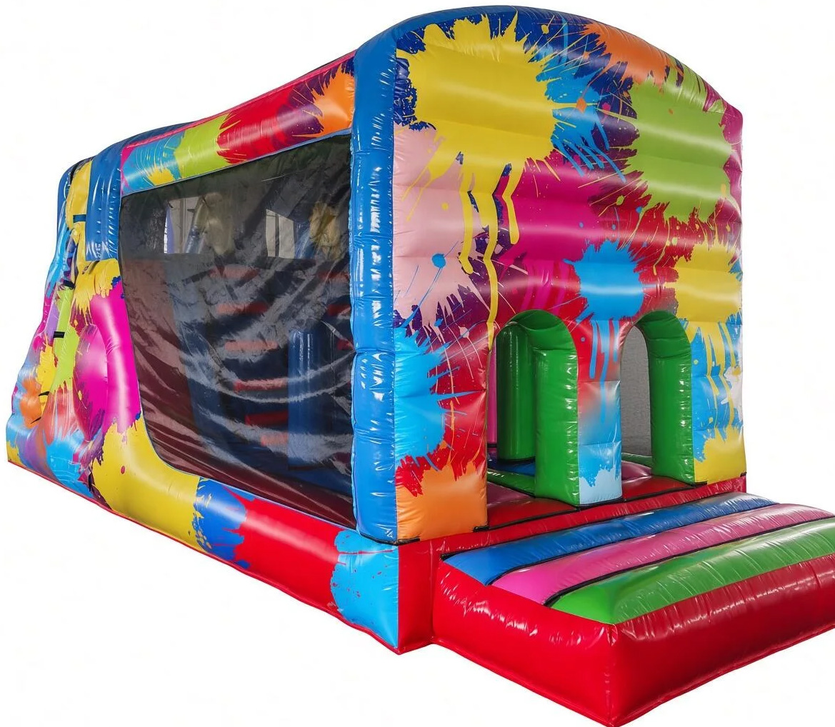 Thumbnail 3 — BC855 38ft Colour Splash Water Slide Obstacle Course - New Design for Sale