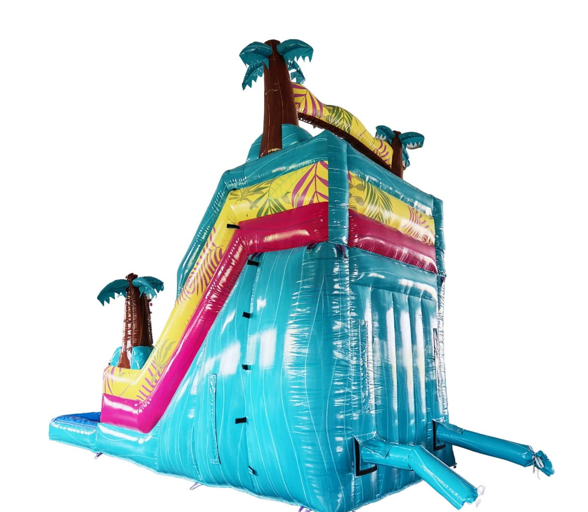 Thumbnail 3 — BS1973 10ft Platform 3D Tiki Water Slide - Inflatable Slide for Sale