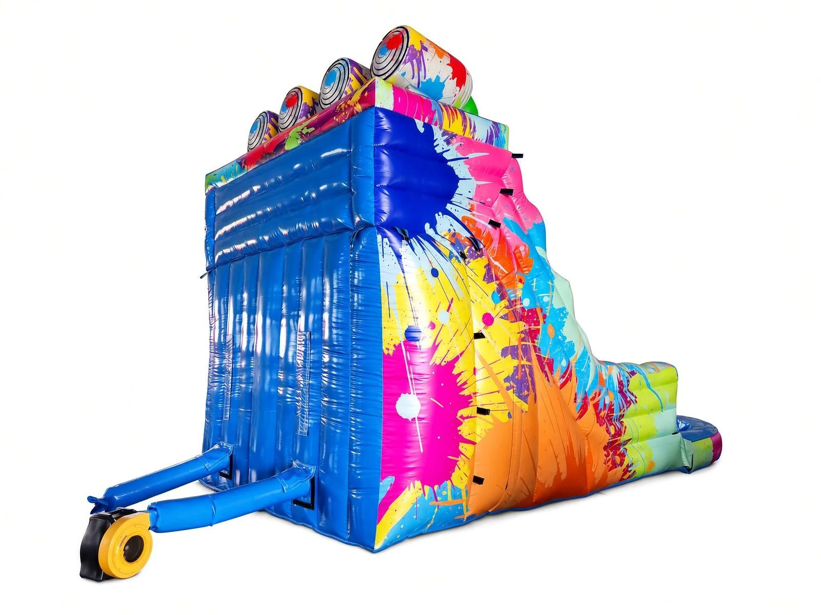 Thumbnail 3 — BS2011 10ft Platform 3D Colour Splash Twin Lane Water Slide - Inflatable Slide for Sale
