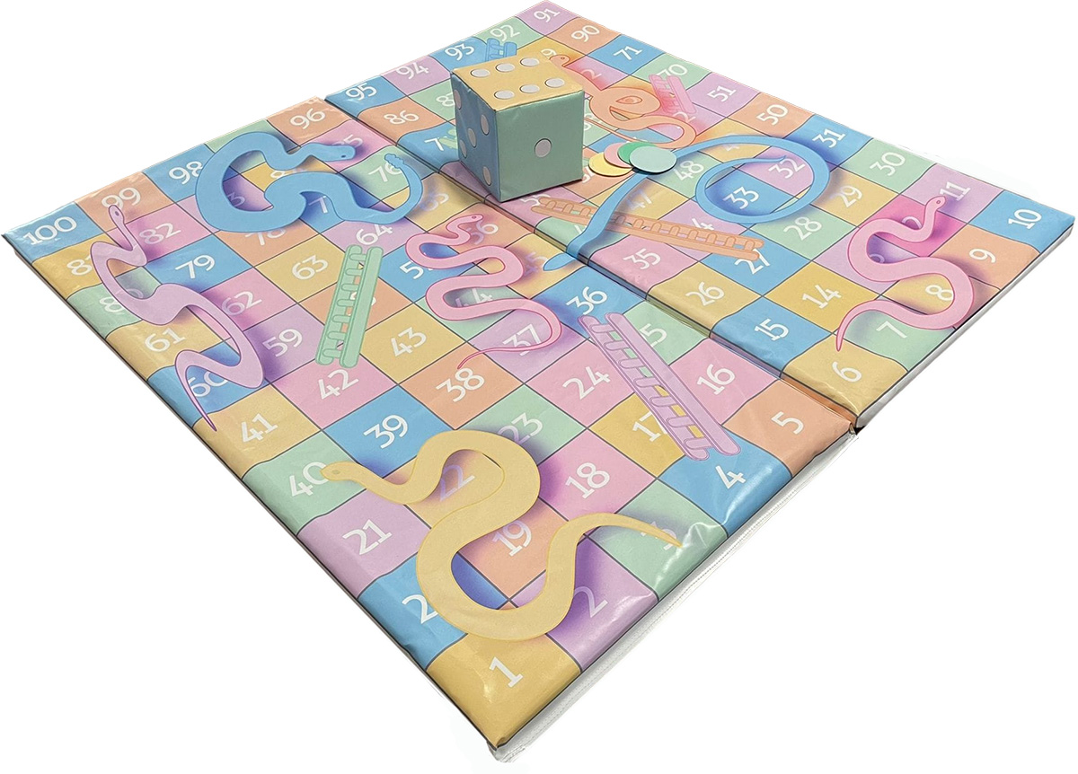 GG19 Pastel snakes and ladders - Games for Sale