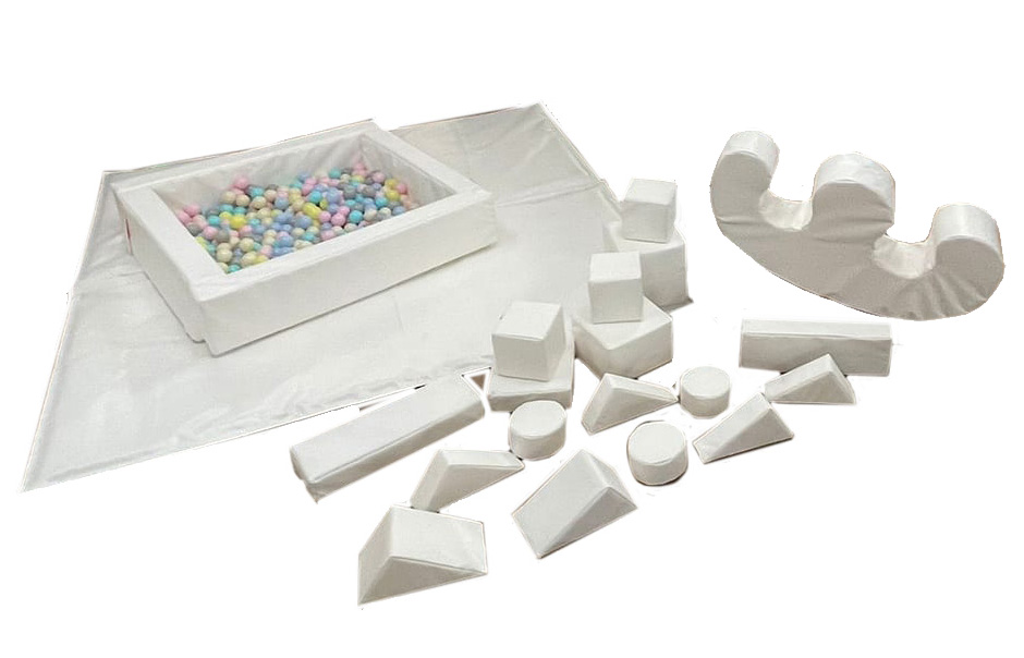 NEWSP100 White Soft Play -  soft play shapes and rocker for Sale
