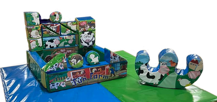 NEWSP47 17 piece Farm Softplay set -  rocker for Sale