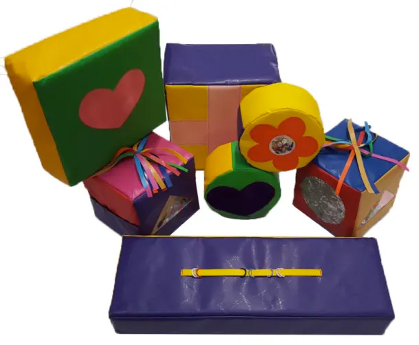 SENS05 7pc Multi Shape Soft Play Set B - Baby Sensory Play for Sale