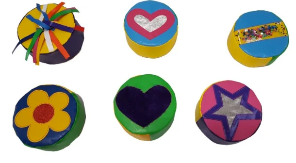 SENS12 6 piece Soft Play Circle Set - Baby Sensory Play for Sale