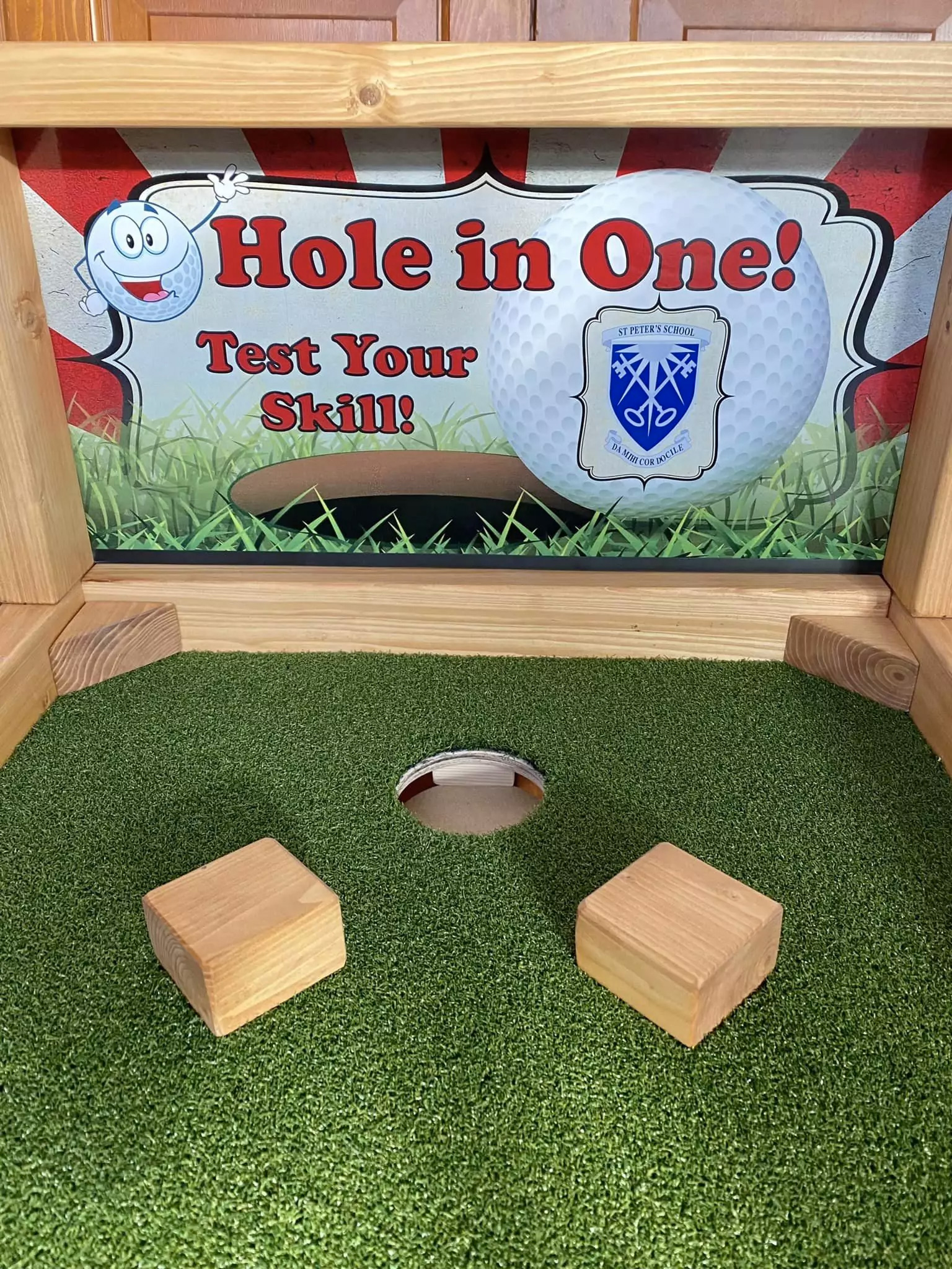 Thumbnail 2 — WD15 Hole in One -  the ball comes back. . The games is 6ft long and 2ft wide and comes with adjustable putter and ball. for Sale