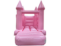 BC635 Deluxe Commercial Pastel Pink Castle larger view