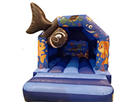 BC662 Deluxe Commercial 3D whale Castle larger view