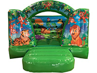 BC701 Deluxe Commercial Gloss Jungle Bouncy Castle larger view