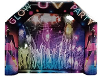 BC711 Deluxe Commercial Glow UV Party Castle larger view