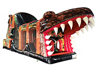 BC724 Deluxe Commercial 3D Dinosaur Orange & Black larger view