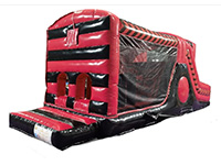BC734 Deluxe Commercial Red and Black Obstacle Course larger view