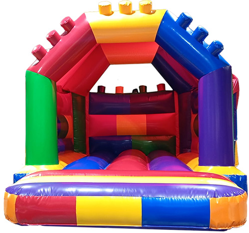 BC833 15Lx11Wx9.5H Deluxe Commercial 3D Brick Castle. Fan larger view