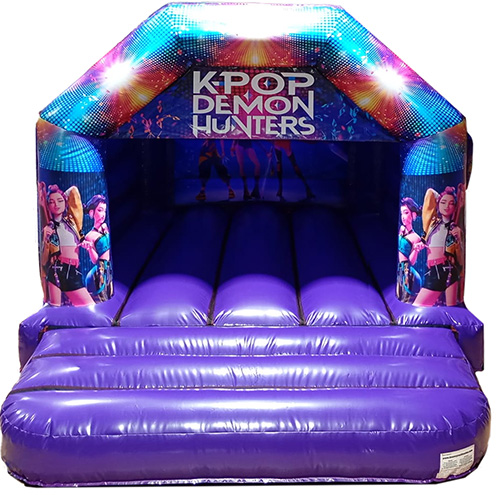 BC834 15Lx11W Deluxe Commercial K Pop Bouncy Castle. larger view