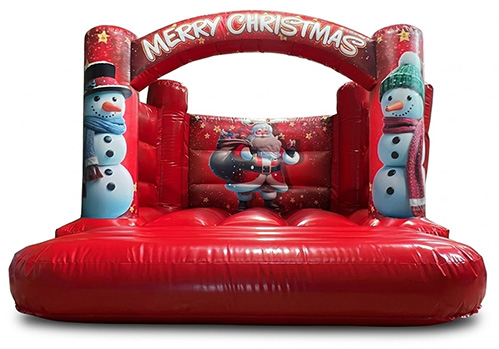 BC856 10Lx12Wx7.5H Deluxe Commercial Christmas Castle   larger view