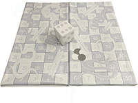 GG18 Deluxe Commercial Grey and White snakes and ladders larger view