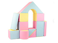 NEWSP94 Deluxe Commercial Pastel Coloured Soft Play Set larger view