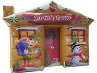 XM9 Deluxe Santas Grotto 12ftx12ft inflatable grotto.